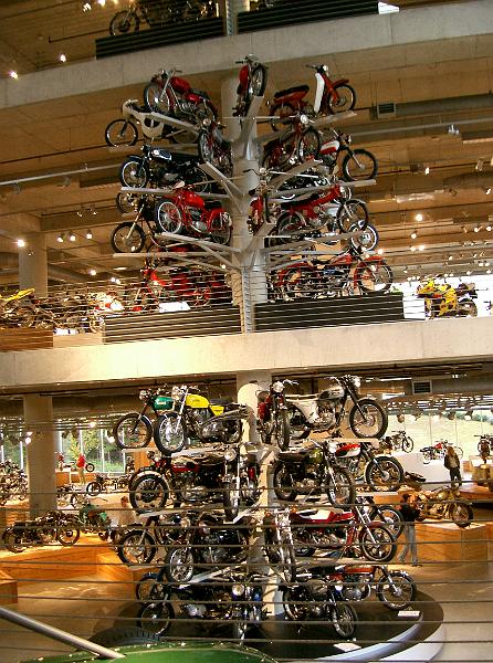 CIMG2299.JPG - Tree of motorcycles in museum