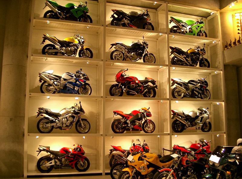 CIMG2429.JPG - Wall of motorcycles in Museum